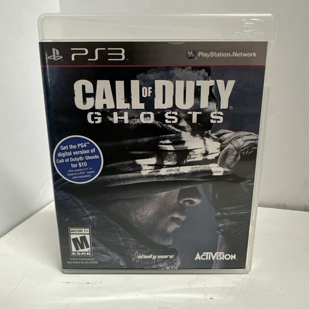 Call of Duty Ghosts  PS3 Activision Infinity Ward FPS Video Game
